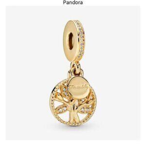 PANDORA Sparkling Family Tree Dangle Charm